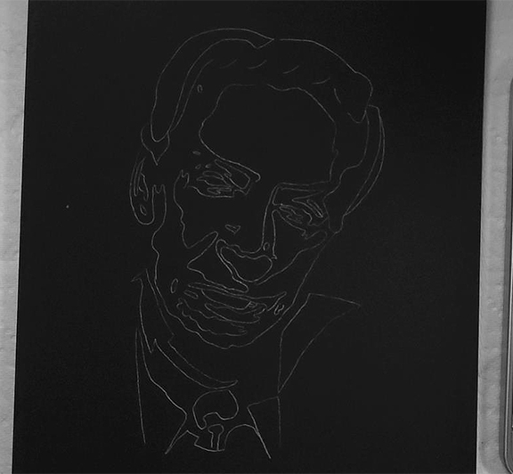 Jerry Orbach Step 1 Transfer Stencil