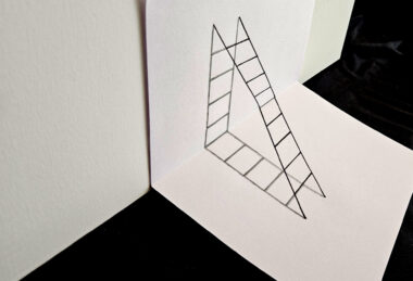 how to draw a 3d trick art ladder step finished artwork with 3D effect