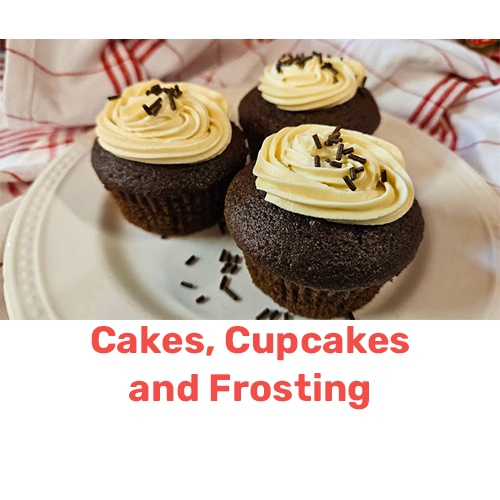 photo of chocolate cupcakes with icing