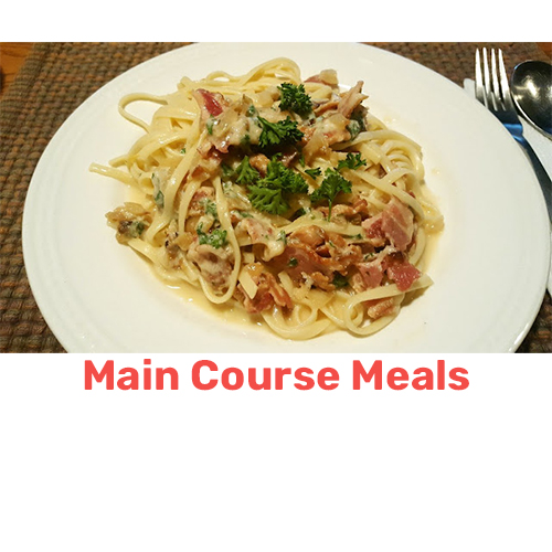 photo of linguine carbonara