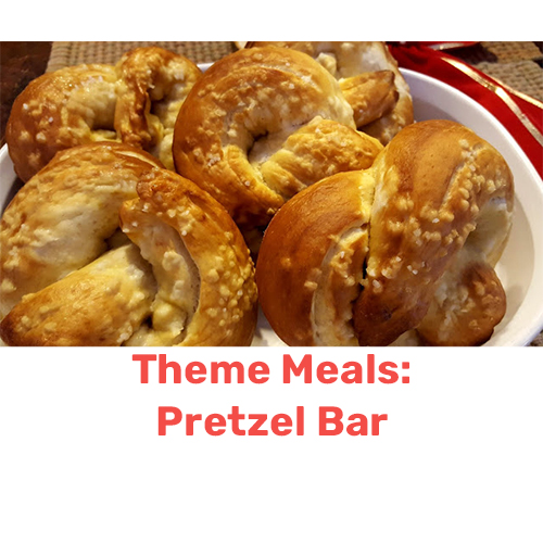 photo of soft pretzels