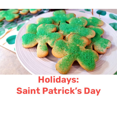 photo of shamrock cookies