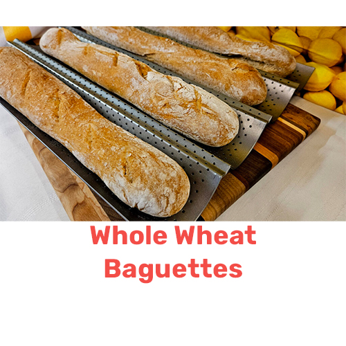 photo of whole wheat baguettes