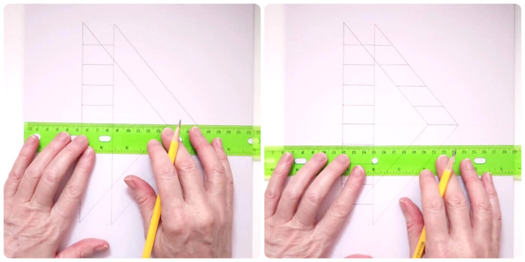 how to draw a 3d trick art ladder step 2 drawing the rungs of the ladder