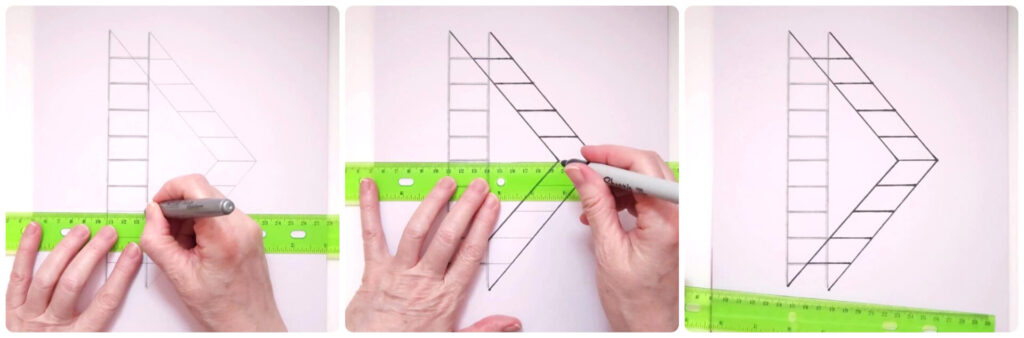 how to draw a 3d trick art ladder step 3 adding shading to the ladder