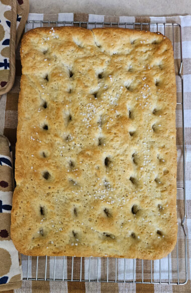 This is an image of my focaccia bread.